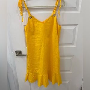 Giani Bini Midi Dress, YELLOW, SIZE SMALL, NEVER BEEN WORN